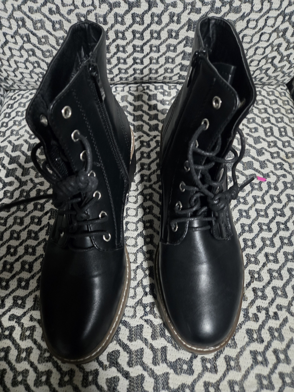 Forever 21 Black Combat Boots